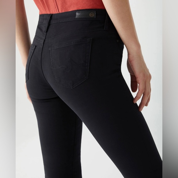 AG Super Black The Stilt Cigarette Jean Size 28 - Picture 2 of 6